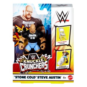 WWE Knuckle Crunchers 7 Stone Cold Steve Austin Action Figure - 1 of 3