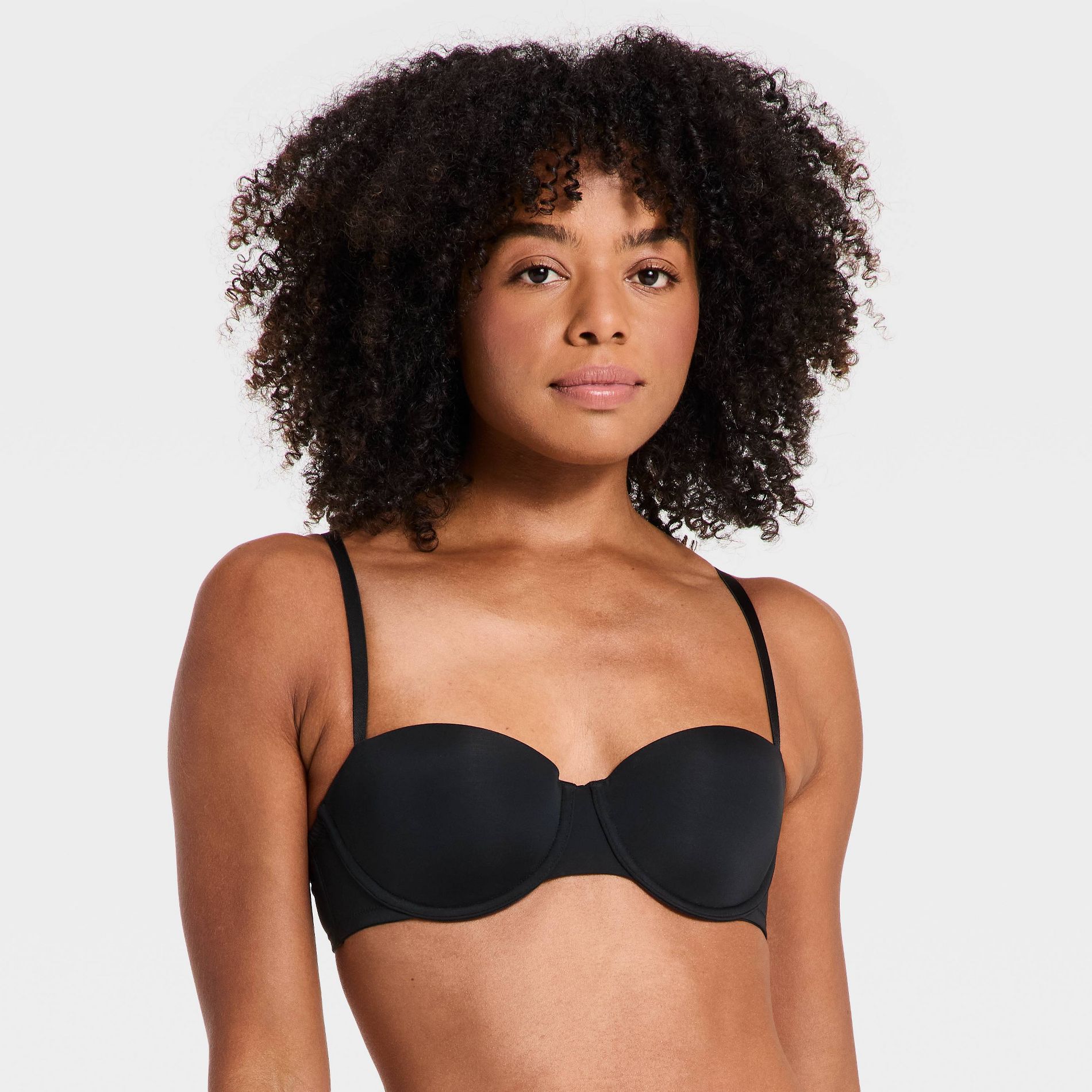 Women's Removable Push Up Balconette Bra - Wild Fable™ Black 40C
