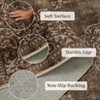 Washable Area Rug, Low-Profile Rug with Non-Slip Backing & Durable Edge Binding, Vintage Rugs for Living Room, Bedroom, Dinning Room - 3 of 4