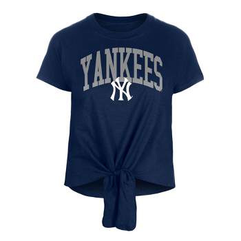 MLB New York Yankees Women's Front Knot T-Shirt
