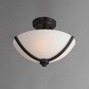 Maxim Lighting Deven 3 - Light Semi-Flush Mount in  Black - 3 of 4