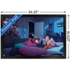 Trends International Lofi Girl - 4 A.M. Framed Wall Poster Prints - 3 of 4