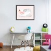 Stupell Industries White Swan with Pink Ribbon Floating Frame Canvas Art - 3 of 4