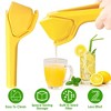 NewHome "Manual Lemon Squeezer with Fold-Flat Design, Effortless Citrus Juicer with Sideways Pivot for Easy Lemon & Lime Juicing" Yellow - 4 of 4