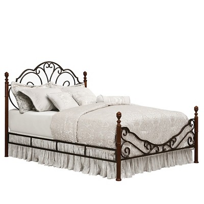 target iron bed king