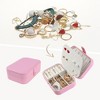 Unique Bargains Travel Portable Leather Jewelry Storage Display Holder - 2 of 4