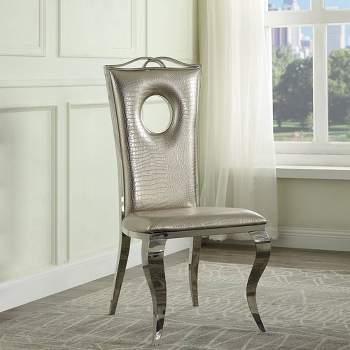 Cyrene 19" Dining Chairs Beige - Acme Furniture