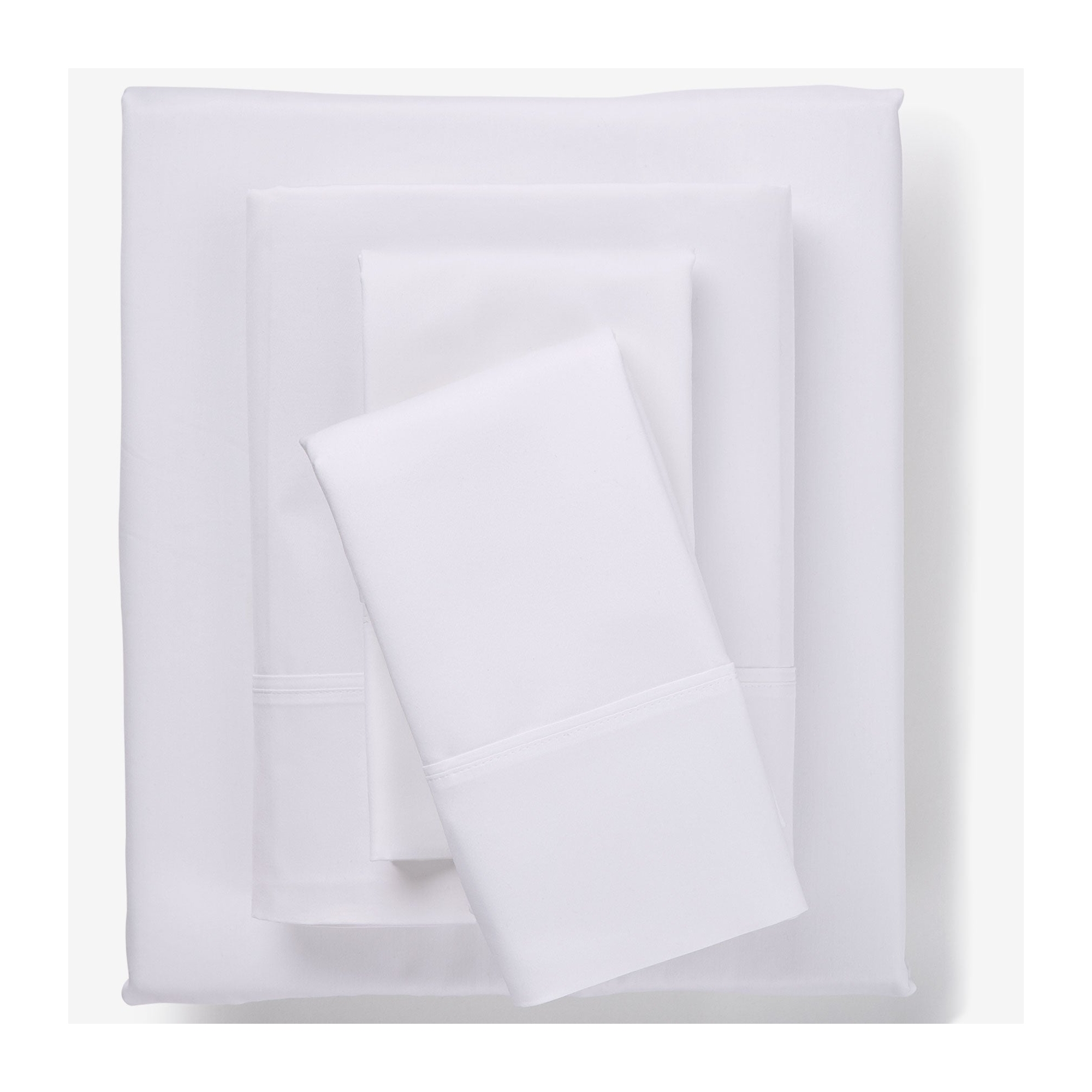 BrylaneHome Bed Tite; 800 Thread Count Sheet Set - California King, White