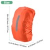 Unique Bargains Waterproof Backpack Rain Cover with a Vertical Reflective Strap for Hiking/Biking 1 Pc - 3 of 4