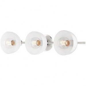 Mitzi Belle 3 - Light Vanity in  Polished Nickel Opal Glossy Shade - 1 of 1