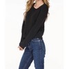 Women's Crewneck Pullover Cable Knit - bobi - 3 of 4
