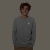 Dalix Lightning (Glow in the Dark) Embroidered Crewneck Fleece Sweatshirt Pullover Mens - 2 of 4