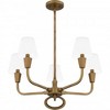 Quoizel Lighting Mallory 5 - Light Chandelier in  Weathered Brass - 4 of 4