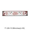 Unique Bargains Christmas Table Runner Polyester Red White 71"x14" 1 Pc - 3 of 4