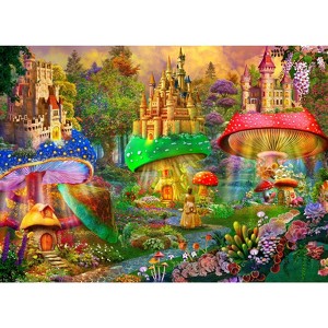 Brain Tree - Dream Castle 1000 Pieces Jigsaw Puzzle - Random Cut - 27.5"lx19.5"w - 1 of 1