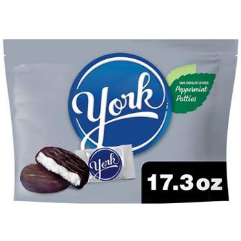 York Dark Chocolate Peppermint Patties Candy - 17.3oz