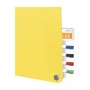 Ghent Manufacturing Harmony Magnetic Glass Dry Erase Board Frameless Yellow 3' x 2' (HMYRM23YW) - 2 of 4