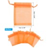 Unique Bargains Drawstring Mini Gift Candy Christmas Party Wedding Organza Bags 50 Pcs - 2 of 4