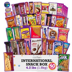 Eastanbul International Snack Box, 40 Pieces Full-Size Foreign Snack Box - 1 of 4