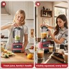 Teendow Blenders for Kitchen with 68Oz. Pitcher and 20Oz. To-go Cup,26000 RPM Countertop Blenders for Smoothies, Ice Crush, Frozen Drinks,BPA-Free,Red - 3 of 4