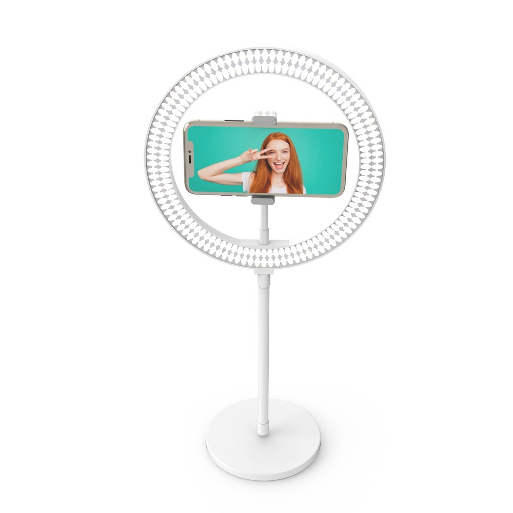 Mizco Digipower Go Viral My Story Personal Vlogging Ring Light With Wireless Remote, Size One Size - White