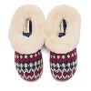 Dearfoams Women's Hannah Festive Knit Clog House Shoe Slipper - 4 of 4