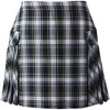 School Uniform Young Women's Side Pleat Plaid Skort Above the Knee - 2 of 2
