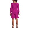 Lands' End Kids Long Sleeve Velvet Dress - 2 of 4