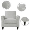 Accent Chairs for Living Room Modern Chair Sofa Chair Upholstered Arm Chair with Scooped Arms for Bedroom Living Room Study Room - 2 of 4