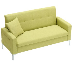 NicBex 57.1 Inch Storage Couch Loveseat Sofa with Metal Legs for Living Room,Small Space,Office,Apartment - 1 of 4