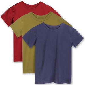 Mightly Toddler 3pk Fair Trade Organic Cotton Classic Fit Tees - 1 of 4