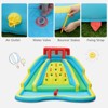 Bountech Inflatable Mighty Water Slide Park Bouncy Splash Pool Climbing Wall with Two Slide with/without blower - 4 of 4