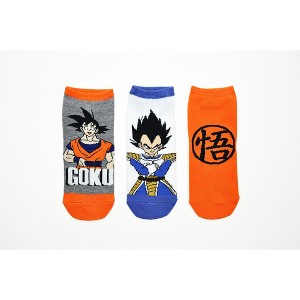 Dragon Ball Z Goku 3 Pair Lowcut Socks - 1 of 3