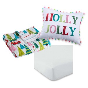 Holly Jolly 3pc Toddler Set - Levtex Home - 1 of 4