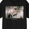 Friends Tv Ross and Rachel I Don't Think It's Going to Pivot Anymore on Black Short Sleeve Adult T-Shirt - 2 of 4