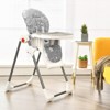 Infans Folding Baby High Chair Dining Chair w/6-Level Height Adjustment Gray - 2 of 4