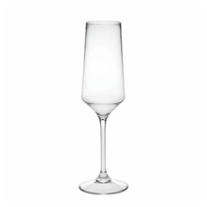 ChicFurnit Drinkware Tritan Plastic Champagne Flutes Unbreakable Design for Celebrations, Clear, 2"*2"*9.75" - 1 of 4