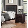 NicBex Nightstand with Drawers,Side Table with Wood Frame and Pulls,Modern Bedside Table for Bedroom,Living Room - 3 of 4