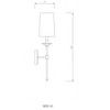 Emily Chandelier - Matte Black, 1 Bulb, Dimmable, Elegant Design for Bathroom & Bedroom - 4 of 4