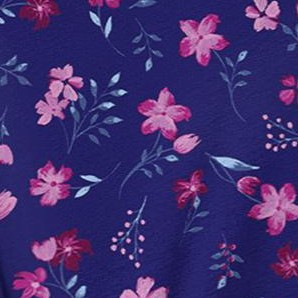 navy pretty floral