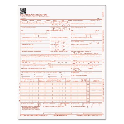 TOPS Centers for Medicare and Medicaid Services Forms 8 1/2 x 11 250 Forms/Pack 50135RV