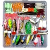 75pcs,Fishing Lures Set,Spoon Hooks Minnow Pilers Hard Lure Kit,In Box,Fishing Gear Accessories - 2 of 4