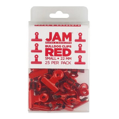 JAM Paper Bulldog Clip Red 21632817