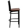 Emma and Oliver 2 Pack School House Back Metal Restaurant Barstool - image 4 of 4