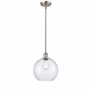 Athens - 1 Light Stem Hung Mini Pendant In Industrial Style-13 Inches Tall and 10 Inches Wide - 1 of 1