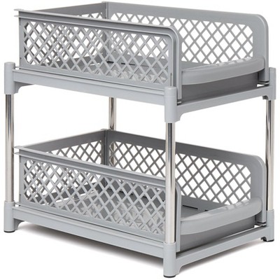 The Lakeside Collection 2-Tier Sliding Cabinet Baskets