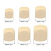 Unique Bargains Unfinished Smooth Surface DIY Craft Blank Wooden Blocks 100 Pcs - 2 of 4