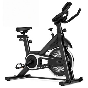 NAYSAYE Adjustable Resistance Exercise Bike, Stationary Bikes, Indoor Cycling Bike with Adjustable Cage Pedals for Home Gym, Black, 42"*41.6"*21.6" - 1 of 4