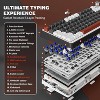 YUNZII B75 PRO Wireless Mechanical Keyboard,75% Layout with Knob,Hot Swap Gasket Custom Structure,Creamy Pre-lubed Switches - 4 of 4