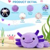 BABYYER Axolotl Plush Toy, Soft Axolotl Stuffed, Cute Salamander Animal, Cotton Plush Pillow Gifts for Boys and Girls - 2 of 4